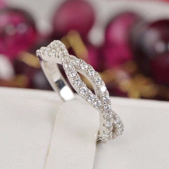 Round Cut Diamond Enhancer Guard Ring 14K White Gold Finish Crown Weddin… - Picture 3 of 3